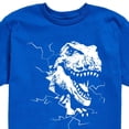 thumbnail image 3 of Instant Message - Dinosaur - T-Rex Shatters Glass Breakthru - Toddler & Youth Short Sleeve Graphic T-Shirt, 3 of 6