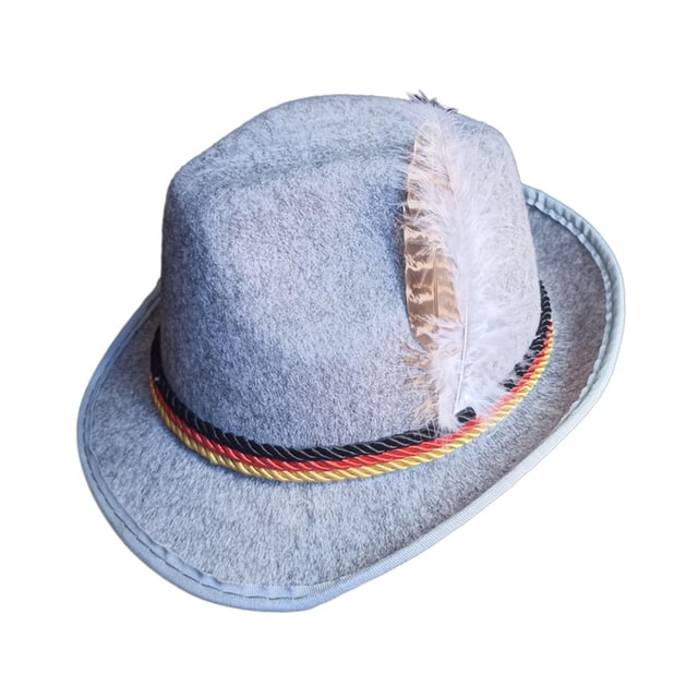Sombrero Fedora Hombre Yuyangstore Jazz Accesorios Fotos Traje Años 20 Gris Claro