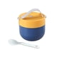 thumbnail image 2 of Cucharas de sopa Taza de sopa Tazón de sopa Desayuno Taza de leche Para llevar Mini lata de sopa portátil Trabajador de oficina Taza de cereal Vaso de plástico, 2 of 2