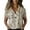 Beige, variant on YLHFASHION Women Cotton Shirt Printed Fashion Down Shirts Casual Tops Short Sleeve Blouse Clearance Women Shirts