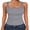 Gray, variant on ANRABESS Tank Top for Women Summer 2026 Double Lined Sleeveless Square Neck Basic Tight Workout Tees Shirts White X-Small