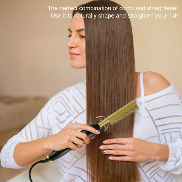 Hot comb to straighten cheap hair