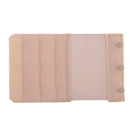 

Bra 3 Hook Bra Extension Elastic Strap 3 Rows Brown
