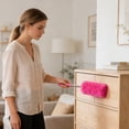 thumbnail image 4 of Microfiber Duster with Extendable Pole, Telescopic Long Handle Cleaning Brush, Bendable Static Adsorption Dusting Tool for High Ceiling Fan and Car, 13 to 31 Inch Reach, 4 of 4