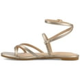 thumbnail image 3 of Journee Womens Serissa Multi Strap Flat Sandals, 3 of 10