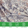 thumbnail image 2 of Gogreen Juego de Sábanas Dobles de 3 Pzas con Bolsillo Profundo para 14 Pulgadas, Juego de Sábanas de Microfibra Transpirable Súper Suave de Tamaño Doble, Juego de Decoración Del Hogar - Paisley, 2 of 6