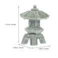 thumbnail image 2 of TEHAUX 4Ud Decorativa De Piedra Para Acuario Y Jardín Con De Torre En Colores Variados, 2 of 7