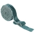 thumbnail image 1 of Uxcell Velvet Ribbon Wide Handmade Frayed Raw Edge Thick Fringe Ribbon Wide Fringe Fabric Ribbons Dark Teal, 1 of 6