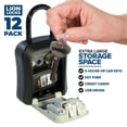 thumbnail image 2 of Caja de seguridad para llaves Lion Locks de 4 dígitos, resistente al agua, paquete de 12, 2 of 7