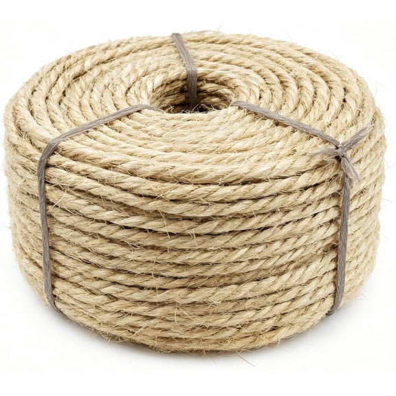 164 Sisal Rope for Tree & Replacement, Scratcher Rope to Refresh Furniture, Durable Rope