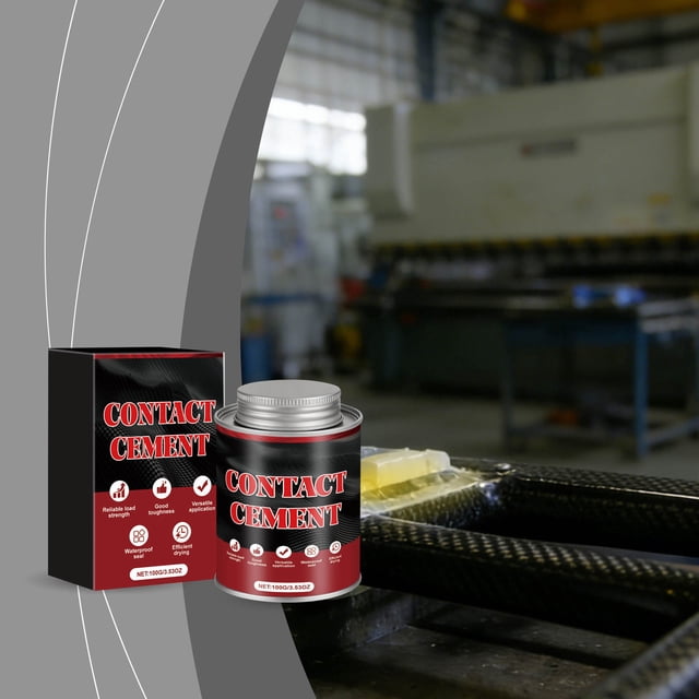 PEONAVET Contacts Adhésif de Contact 100 g Adhésif Flexible Colle Imperméable Résistante à la Chaleur pour la Réparation du Cuir et des Meubles en Menuiserie