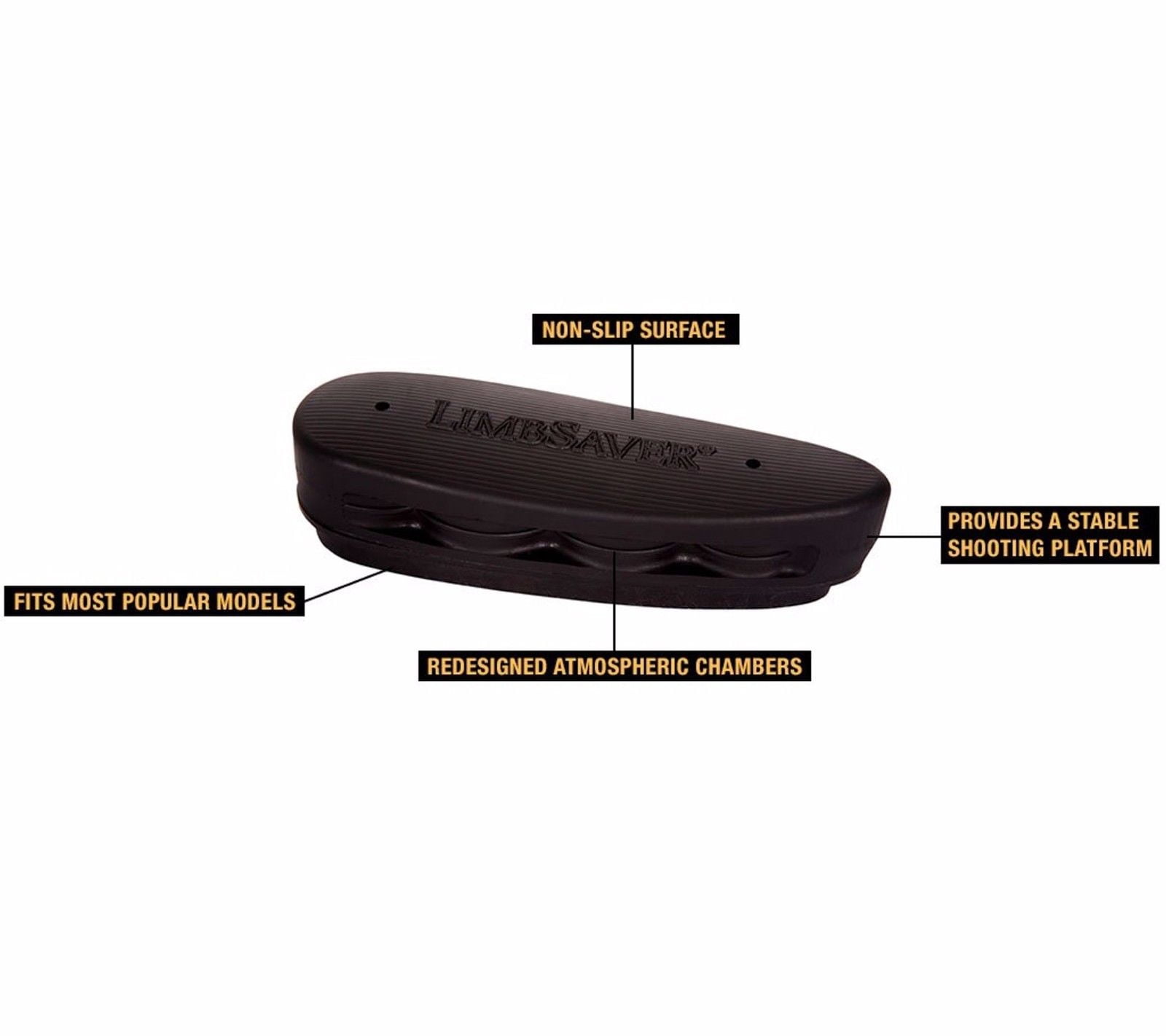 Limbsaver Airtech Black Browning X-Bolt AB3 Precision Fit Recoil Pad #10814