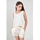 thumbnail image 4 of Set de pijama short + top Roman Fashion /Juvenil, k710 (Hueso) beige G, 4 of 5