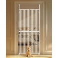 thumbnail image 5 of Lilypelle Extra Tall Steel Pet Gate, Adjustable 33.4-35.8 Inch Wide, 74.8-96.5 Inch Tall, Pressure Mounted, Walk-Through Swing, 5 of 11