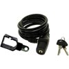 Ventura Spiral Cable Integrated key Lock, Black