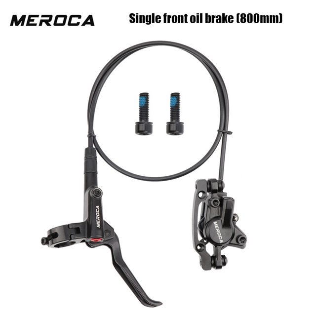 Juego de frenos de disco hidráulicos para bicicleta de montaña, trasero izquierdo, delantero derecho con rotores + pernos Tmvgtek Para estrenar