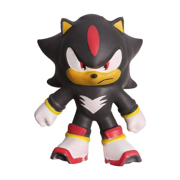 Muñeco flexible Sonic The Headhog, con articulaciones para hacer poses, Shadow, para niños, 12 cm de alto. Marca Ruz.