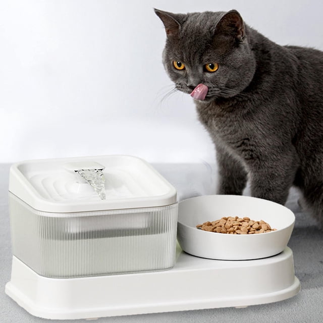 Alimentador automático perfecl para mascotas Waterer 30dB multifuncional silencioso 2L