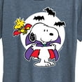 thumbnail image 3 of Peanuts - Snoopy Woodstock Vampire - Women's Short Sleeve Graphic T-Shirt, 3 of 6