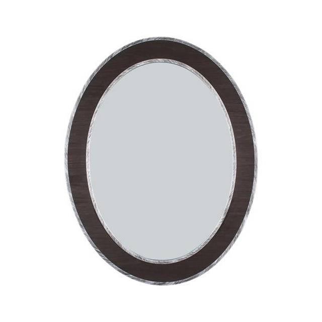 Chloe Lighting CH8M808BW35-VOV Miroir Mural Rectangulaire Encadré 33 Pouces, Érable