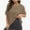 Brown, variant on Womens T-Shirts Loose Fit Crewneck Short Sleeve Summer Casual Blouse Tee Tops