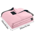 thumbnail image 5 of Yrmaups Cooling Blanket for Summer, Double Sided Cold Effect Quilt, Cool Fiber Soft Blanket for Hot Night Sleep, Breathable Air Conditioning Blanket for Bed, 5 of 5