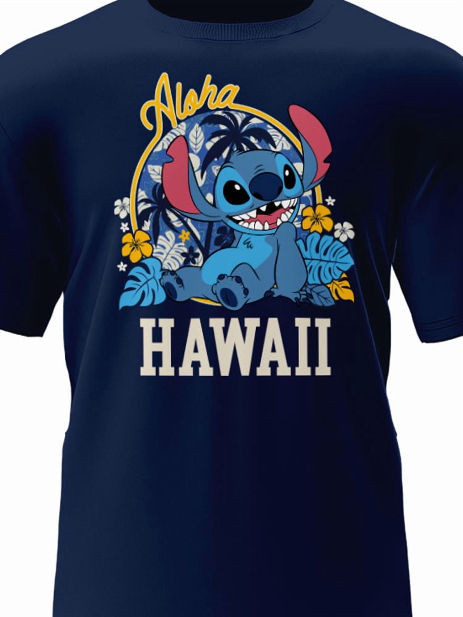 Hawaii Stitch Disney Mens Adult Tee Shirt