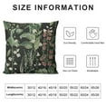 thumbnail image 5 of Nawypu  Throw Pillow Cover Lily Valley Fern Floral Buds Leaves Stems Hand Drawn Wildflower Spring Plant Square Pillow Case Cushion Cover for Home Car Decorative, 5 of 5