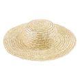 thumbnail image 2 of Pink Season Straw Hat Breathable Big-brimmed Convenient Anti-UV Sunproof Sunshade Hat for Fishing, 2 of 2