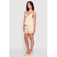 thumbnail image 2 of Women's Eyelet Hem Smocked Waist Embroidered Shorts, 2 of 4