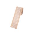 thumbnail image 1 of 2 m 50 mm ancho diy hecha a mano de encaje rollo de lino rollos de arpillera naturales Abanopi 2 m 50 mm, 1 of 7