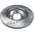 thumbnail image 4 of Detroit Axle - 4 Lugs Front Drilled & Slotted Brake Rotors for 00-06 Nissan Sentra 1.8L, 2000 2001 2002 2003 2004 2005 2006: 10.10'' Rotor, 4 of 7