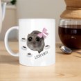 thumbnail image 4 of Taza de café de cerámica taza para beber de hámster triste con asa para café té y más, 4 of 6