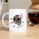 thumbnail image 5 of Taza de cerámica para beber la famosa taza de café de hámster con asa hace reír a todos, 5 of 8