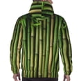 thumbnail image 7 of Cauagu Green Bamboo Fence1 for Men's Pullover Hooded Sweatshirt Athletic Casual Hoodie Aautumn Hoodie Sweatshirt for Men Pullover Casual Hooded Sweatshirt-Small, 7 of 7