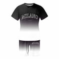 thumbnail image 4 of CONZONE Italy Day Men's 2 Pieces Outfits Gradient Color Short Sleeve T-Shirts Shorts Set for Men Breathable Summer Tracksuit, 4 of 4