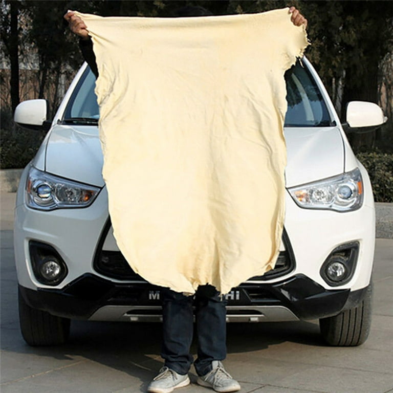 Natural Shammy Chamois Leather Car Cleaning Towels Drying Washing Cloth  25*40cm 