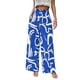 thumbnail image 1 of Women Floral Print Palazzo Pants Summer Bohemian Wide Leg Pants High Waist Casual Lounge Pant Trousers with Pockets Yellow X, 1 of 5