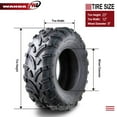 thumbnail image 4 of WANDA UTV ATV Tire 25x12-9 25x12x9 305/65-9 /6PR Lit Mud P373 - 10429, 4 of 6