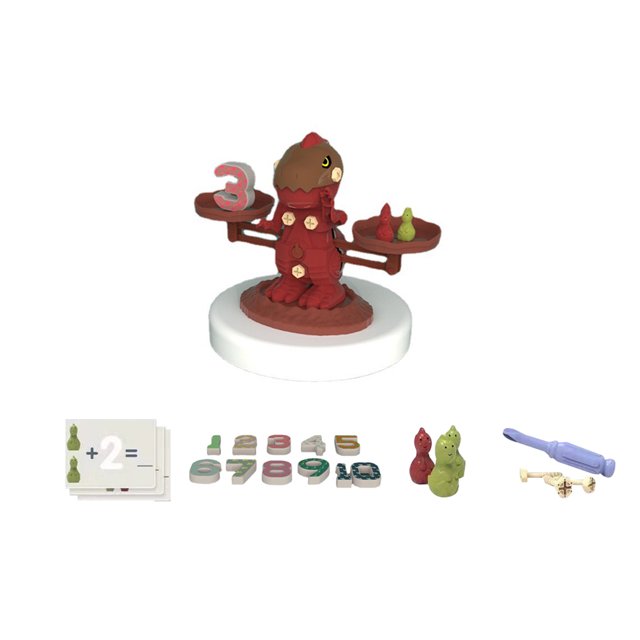 Juego De Matemáticas De Equilibrio Para Niños, Juguetes De Dinosaurios Para Niños, Juguetes Educativos Para Jardín De Infantes, Juego De Conteo De Aprendizaje Preescolar, Regalo Para Niños Y Niñas Minnieouse FN006522-00