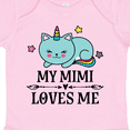 thumbnail image 4 of Inktastic Mimi Loves Me Unicorn Cat Girls Baby Bodysuit, 4 of 5