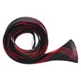 thumbnail image 3 of Funda para caña de pescar de fundición, chaqueta para poste, funda protectora para calcetín, aparejos de pesca de 25mm x 1650mm, rojo y negro, 3 of 8