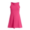thumbnail image 4 of BOBOGOJP Girls Sleeveless Tennis Dress Kids Racerback Golf Dress School Sports Dresses Outfit with Shorts Pockets 5-14Y Hot Pink,Size 8-9 Years, 4 of 8