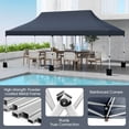thumbnail image 5 of Costway 10 x 20 FT Pop-up Canopy UPF50+ Sun Protection Tent with Carrying Bag Black, 5 of 10