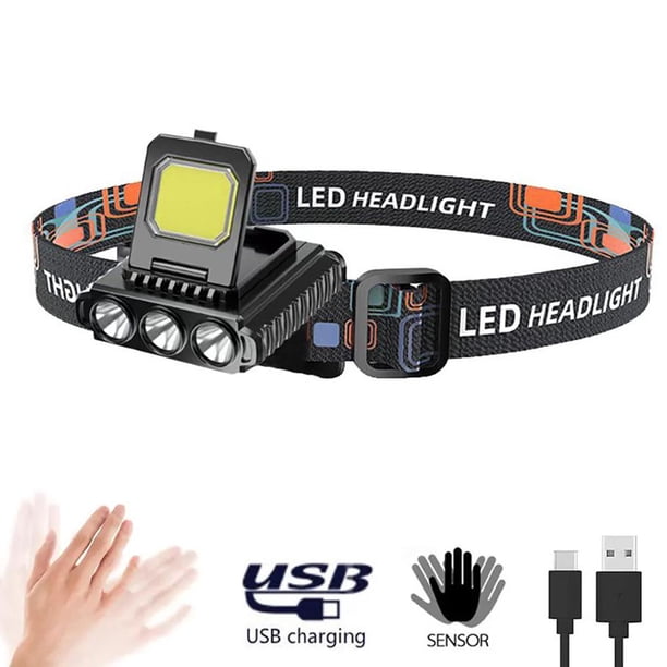 Linterna LED COB para acampar, tapa ajustable, lámpara con Clip, carga USB para senderismo, pesca Ndcxsfigh Para Estrenar
