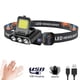 thumbnail image 2 of Lámpara LED COB con carga USB, linterna para acampar, Clip de tapa ajustable para senderismo, pesca JShteea  El nuevo, 2 of 5
