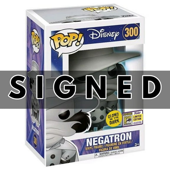 Funko Pop! Disney Darkwing Duck #300 Negatron Glow in the Dark SDCC 2017 Exclusive