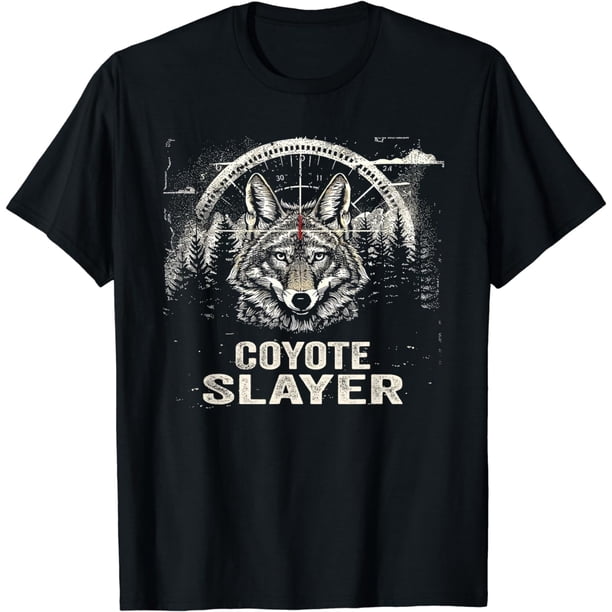 Coyote Slayer - playera de cazador de coyote para hombre