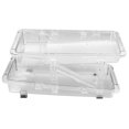thumbnail image 3 of 2 dispensadores de latas de refresco para refrigerador, 2 capas, ajustable, soporte de bebidas transparente, organizador de bebidas para despensa, gabinete, encimera, 3 of 5