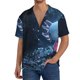 thumbnail image 1 of Fotbe Heart Axolotl Camisa Estampada de Manga Corta para Hombre, Casual de Verano, Estilo Playero, Sin Arrugas-Medium, 1 of 5